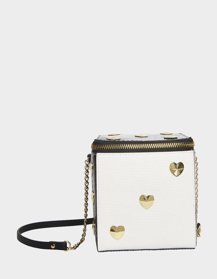 Betseyjohnson Kitsch Get Lucky Crossbody Black-white
