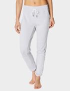 Betseyjohnson Distressed Star Embroidery Pant Grey