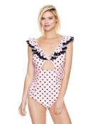 Steve Madden Dots For Sure One Piece Pink