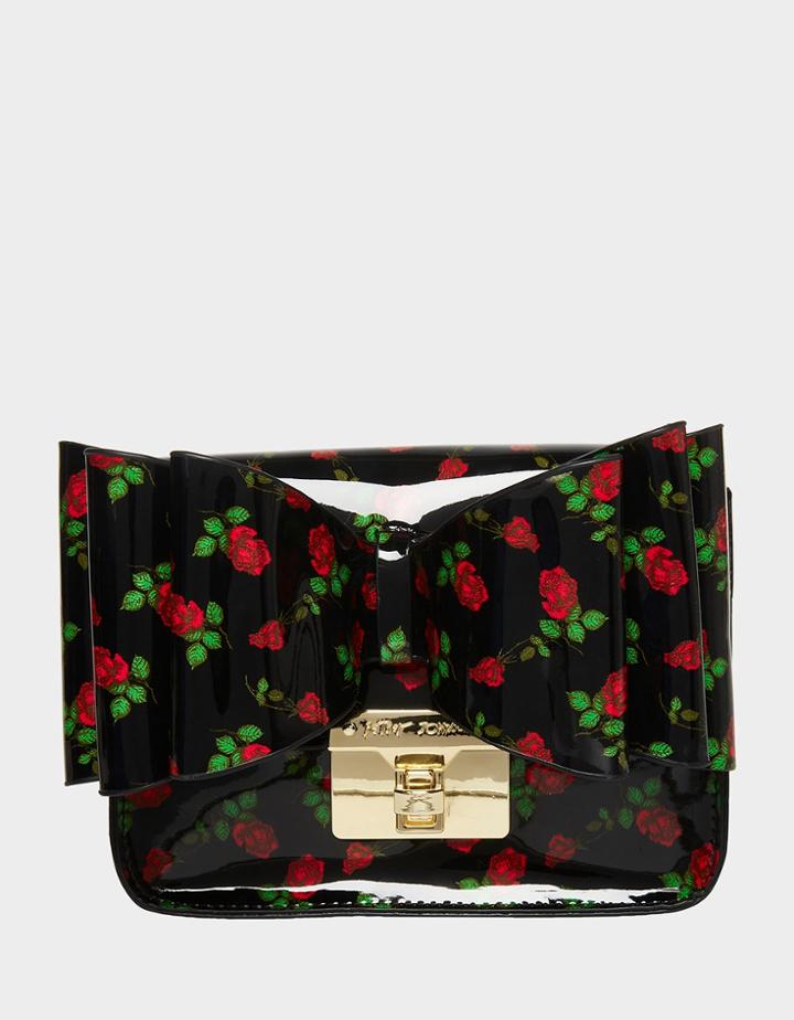 Betseyjohnson Princess Bow Crossbody Black Multi
