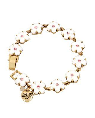 Steve Madden Summer Flowers Bracelet White/pink