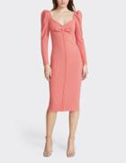 Betseyjohnson Bowled Over Midi Dress Coral