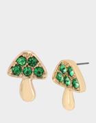 Betseyjohnson Enchanted Mushroom Studs Green