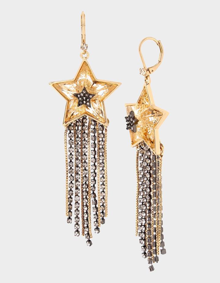 Betseyjohnson Celestial Punk Fringe Earrings