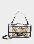 Betseyjohnson Seeing Clearly Pearl Swag Bag Natural Snake