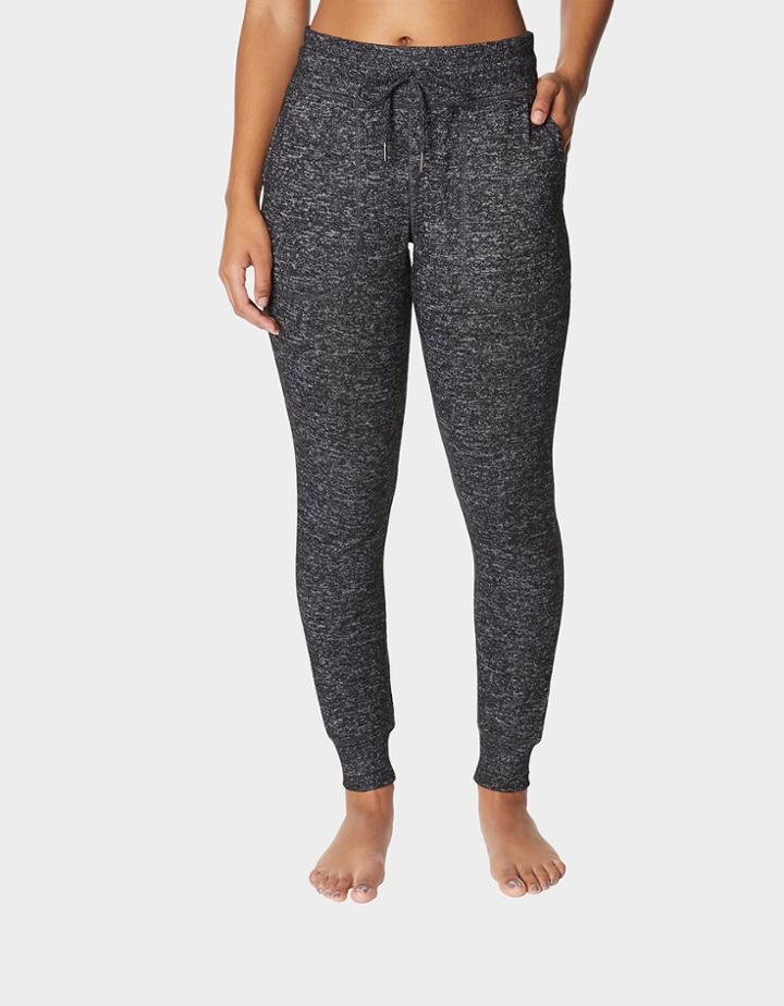 Betseyjohnson Sweater Terry Rib Trim Sweatpant Charcoal