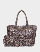 Betseyjohnson Puffy Perfection Weekender Leopard