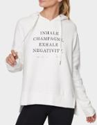 Betseyjohnson Mantra Drop Shoulder Hoodie Ivory