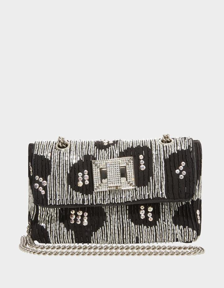 Betseyjohnson On The Town Crossbody Silver
