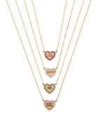 Steve Madden Not Your Babe Four Pendant Set Pink