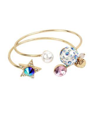 Steve Madden Celestial Starlet Bangle Set Multi