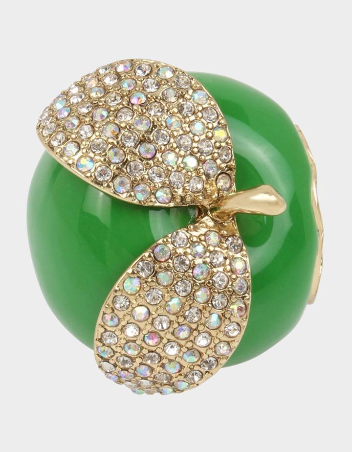 Betseyjohnson Summer Picnic Apple Ring Green