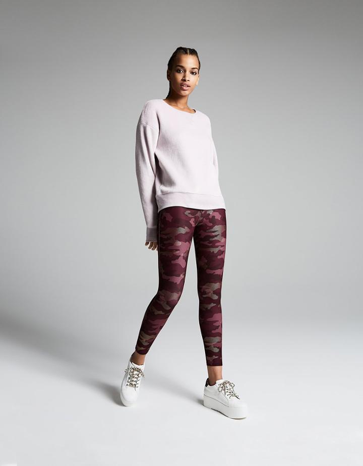 Betseyjohnson Brushed Boyfriend Sweatshirt Mauve