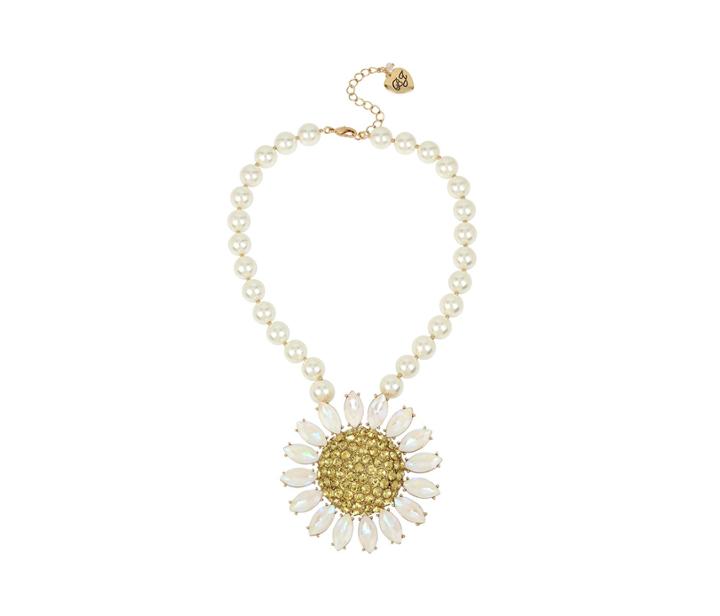 Betseyjohnson Bee Mine Statement Pendant Yellow