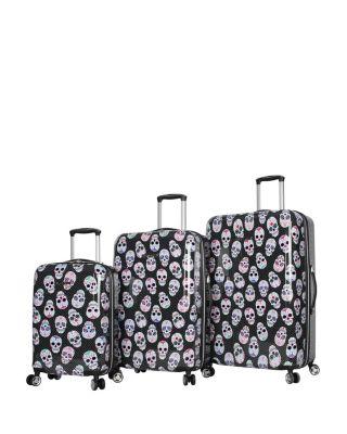 Steve Madden Skull Party Spinner 3 Piece Set Black Multi