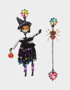 Betseyjohnson And Boo To You Witch Earrings Purple