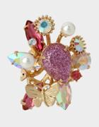 Betseyjohnson Spring In The Air Cluster Ring Purple