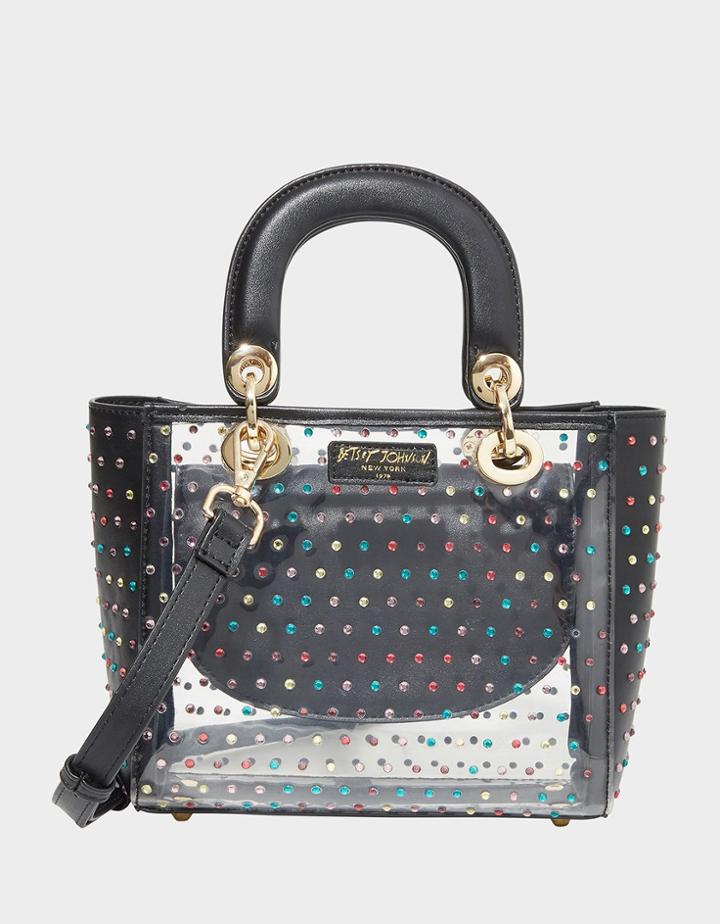 Betseyjohnson Take Me To The Prom Top Handle Bag Black Multi