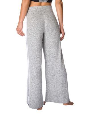 Steve Madden Wide Leg Track Pant Charcoal