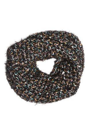 Steve Madden Spacey Knit Snood Black Multi