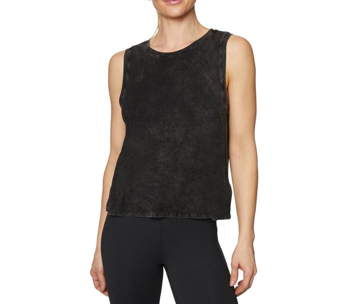 Betseyjohnson Split Back Muscle Tank Black