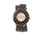 Betseyjohnson Double Trouble Dotted Watch Black-pink