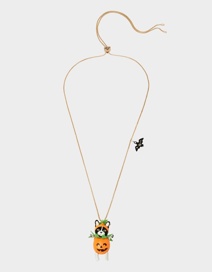 Betseyjohnson Just Treats Dogolantern Pendant Orange