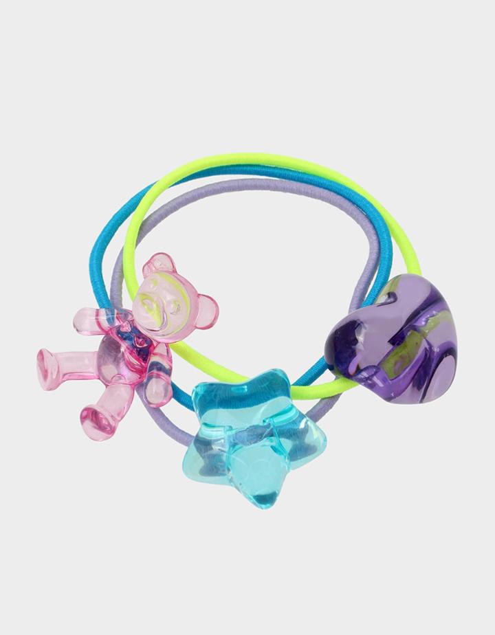 Betseyjohnson Nostalgic Pop Charm Hair Pin Set Multi
