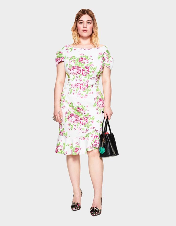 Betseyjohnson Romantic Garden Dress Multi (extended Sizing)