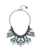 Steve Madden Shake It Off Frontal Necklace Multi