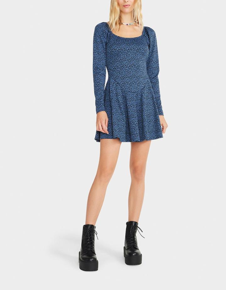 Betseyjohnson Cheetahbout It Dress Blue