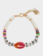 Betseyjohnson Catch The Wave Good Vibes Bracelet Multi
