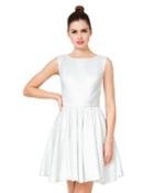 Steve Madden Sweet Confection Open Back Party Dress White