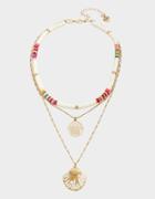 Betseyjohnson Catch The Wave Multi Row Necklace Multi