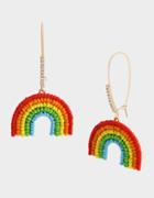 Betseyjohnson Love Is Love Rainbow Hook Earrings Rainbow Multi