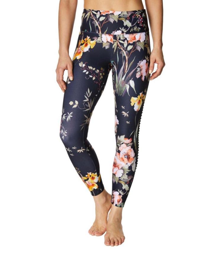 Betseyjohnson Printed Side Pintuck Legging Multi