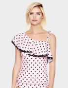 Betseyjohnson Dots For Sure Tankini Top Pink