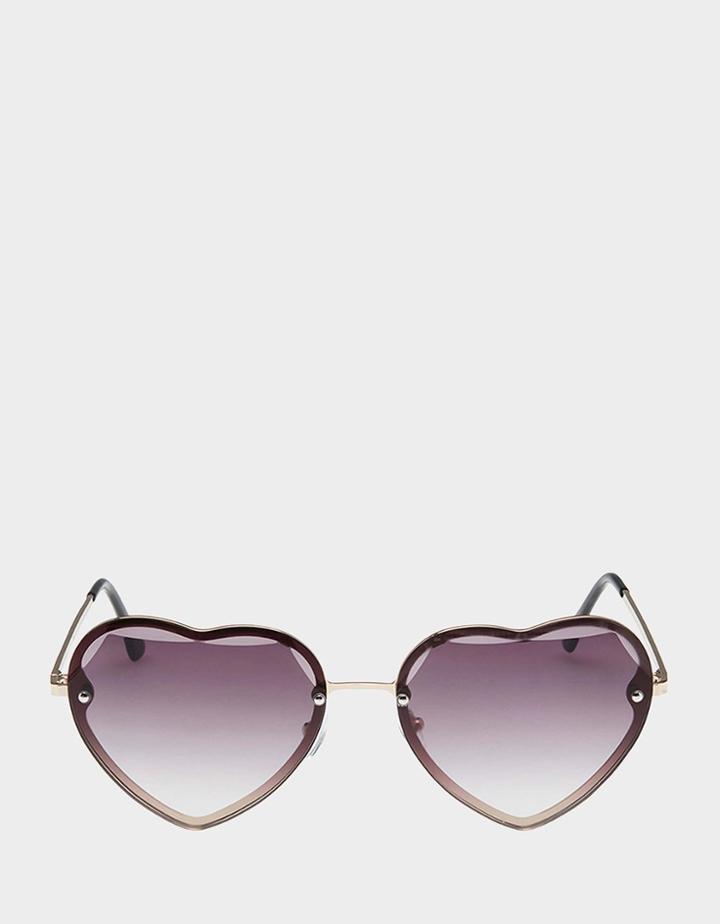 Betseyjohnson Heart Breaker Sunglasses Smoke