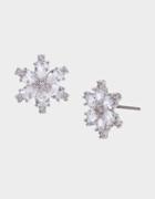 Betseyjohnson Cz Capsule Snowflake Studs Crystal