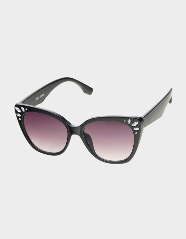 Betseyjohnson Bit Of Bling Sunglasses Black