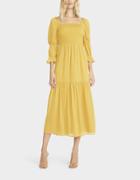 Betseyjohnson Even Flow Midi Dress Tan
