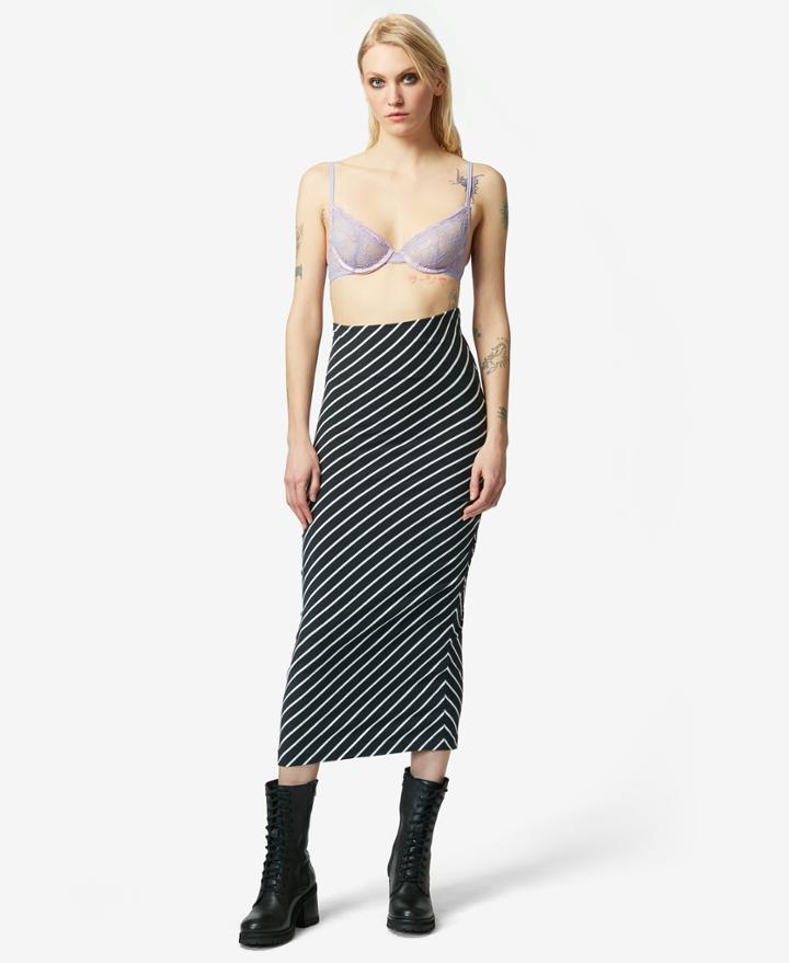 Betseyjohnson Bj Vintage Tighten Up Skirt Black