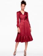 Betseyjohnson All Wrapped Up Dress Wine