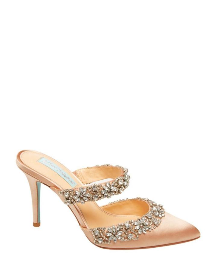 Betseyjohnson Sb-elina Nude Satin