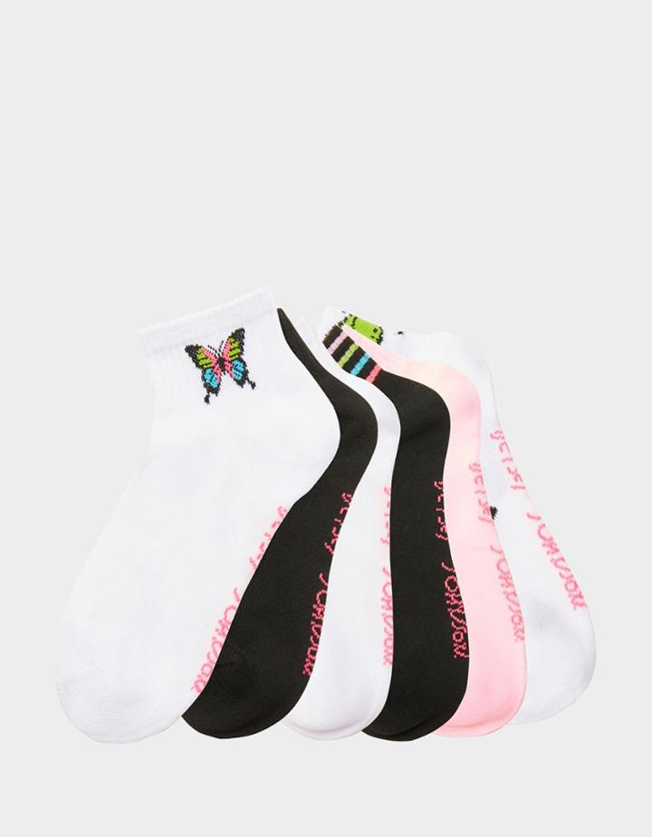Betseyjohnson Flying High Anklet Six Pack Multi