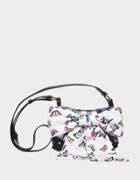 Betseyjohnson All Mixed Up Bow Crossbody White Multi