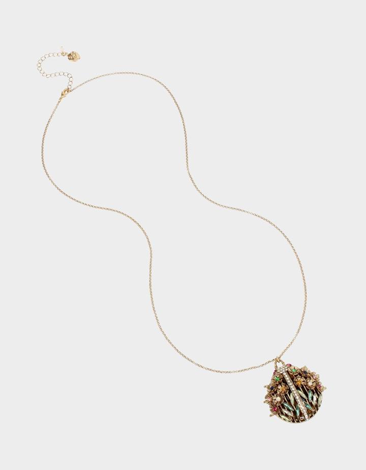 Betseyjohnson Tortifly Bug Long Pendant Multi