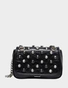 Betseyjohnson Luxe List Shoulder Bag Black