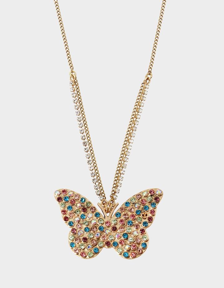 Betseyjohnson Butterfly Love Statement Pendant