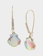 Betseyjohnson Surfmaid Shell Hook Earrings Crystal